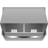 Bosch DEM63AC00B 60cm, 3 speeds, LED lights. Optional Standard Recirculation Filter: DWZ0IM0A0