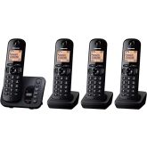 Panasonic KXTGC224EB Dect 4 Phones With Tam And Call Blocking - Quad