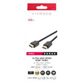Vivanco 47176 Ultra High Speed ​​Hdmi® 2.1 Cable, 2M (8K)