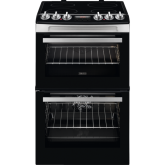 Zanussi ZCV46250XA Ceramic Double Electric Cooker