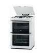 Zanussi ZCG669GW 60Cm Gas Cooker, Double Oven