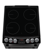 Zanussi ZCV46250XA Ceramic Double Electric Cooker
