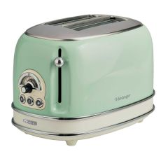 Ariete AR5514 Vintage 2 Slice Toaster Green