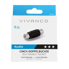 Vivanco 46035 46/03 04 SINGLE RCA COUPLER