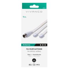 Vivanco 48056 FM Dipole Aerial