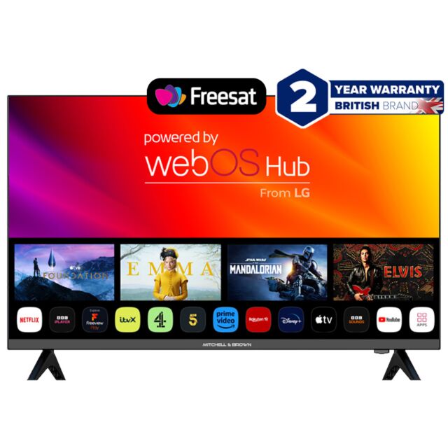 Mitchell And Brown JB-32CU1811HD 32inch Smart Freesat / Freeview HD TV