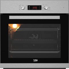Beko CIM91X Built In Programmable Multifunction Electric Single Oven - Stainless Steel