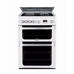 Hotpoint HUG61P Gas Double Oven Cooker